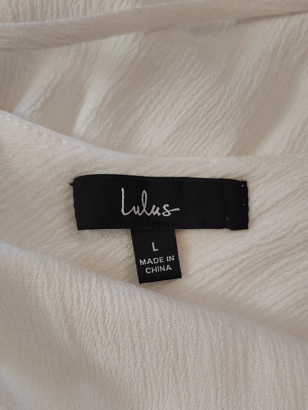 Lulus Afterglow White Strappy Cold Shoulder Mini Shift Dress‎ Large